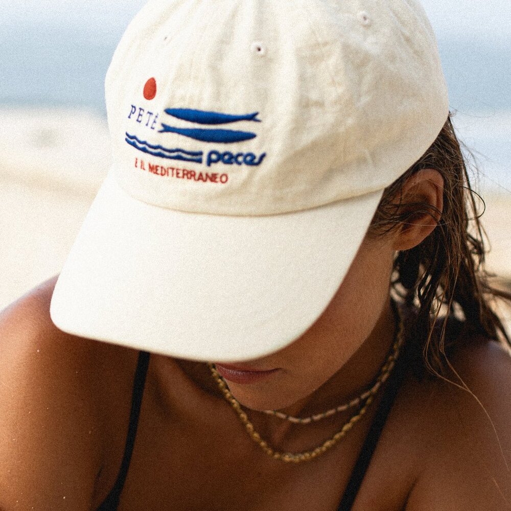 Pete Pareo "Pesces" Sand Cap (OS) Brand New, No Tags
